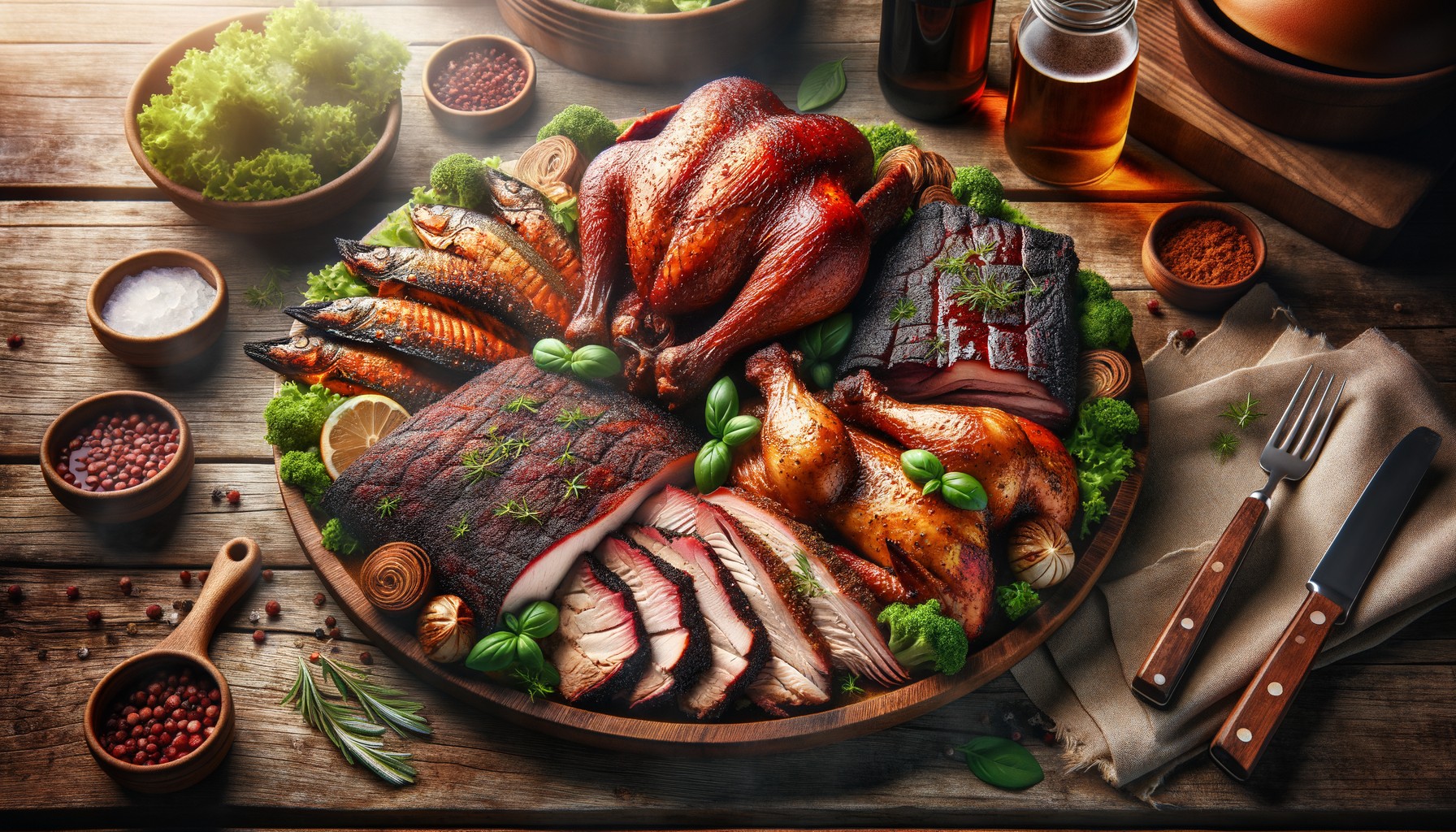 Delicious BBQ Spread