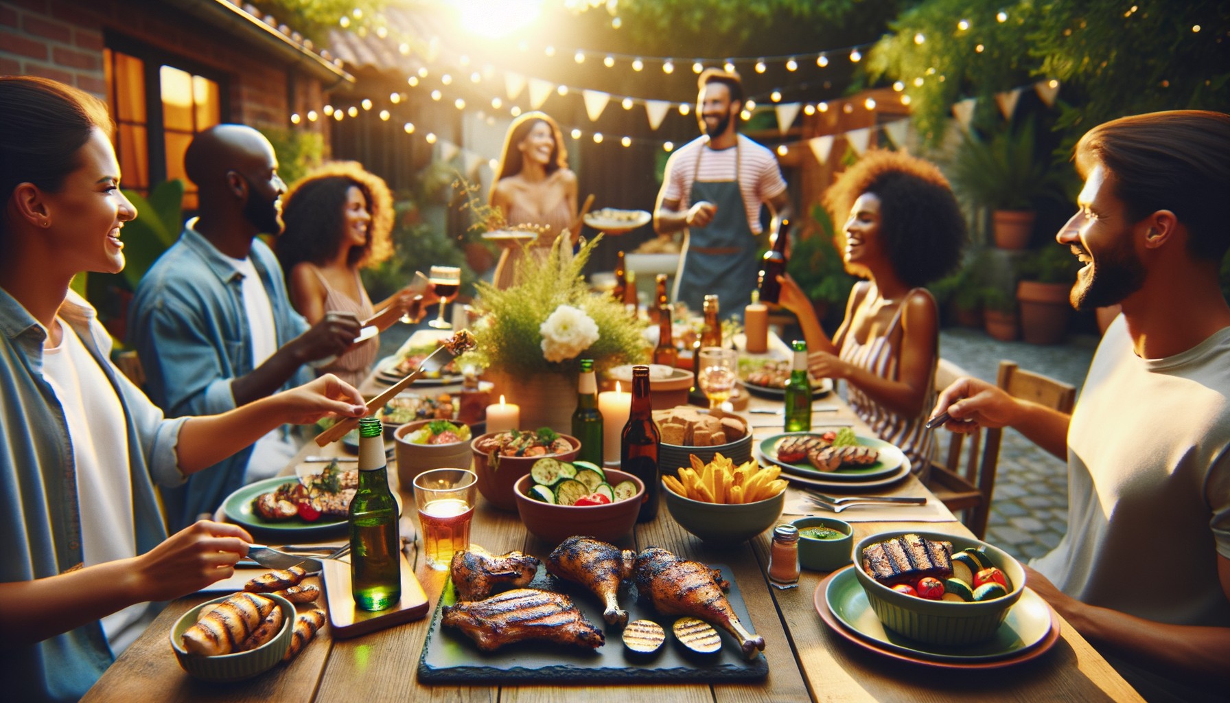 Finished BBQ Spread